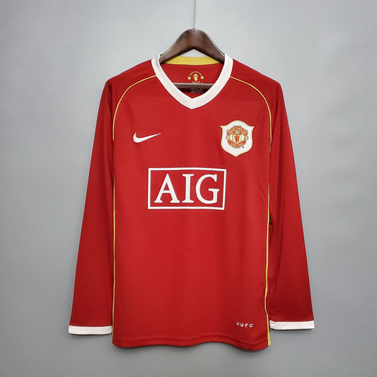 Retro 06/07 M-U Long sleeve home S-XXL