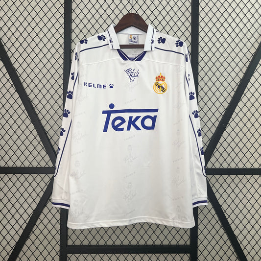 Retro long sleeve Real Madrid 94/96 home S-XXL6