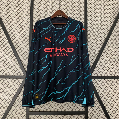 23/24 Long sleeve Manchester City third away S-3XL