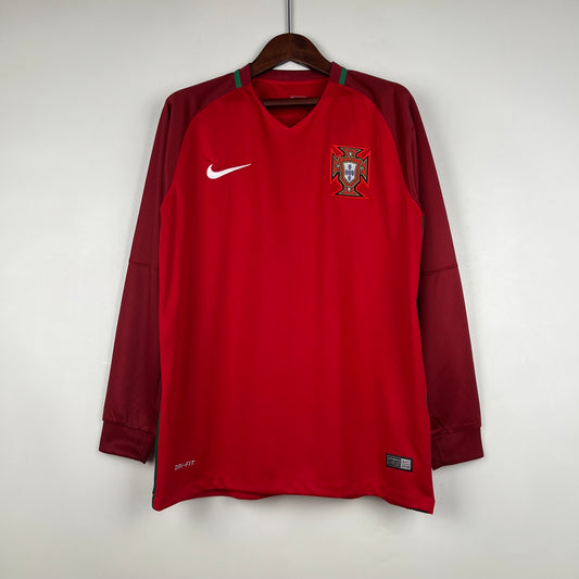 Retro Portugal 2016 long sleeve home S-XXL