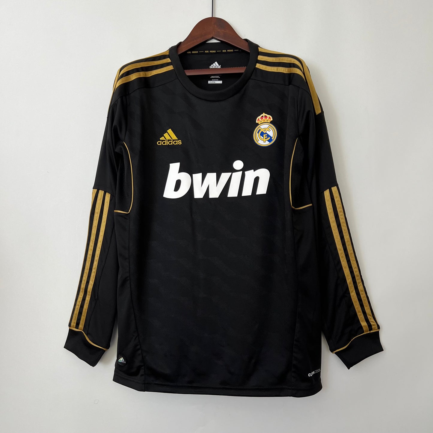 Retro Long Sleeve Real Madrid 11/12 Away S-XXL