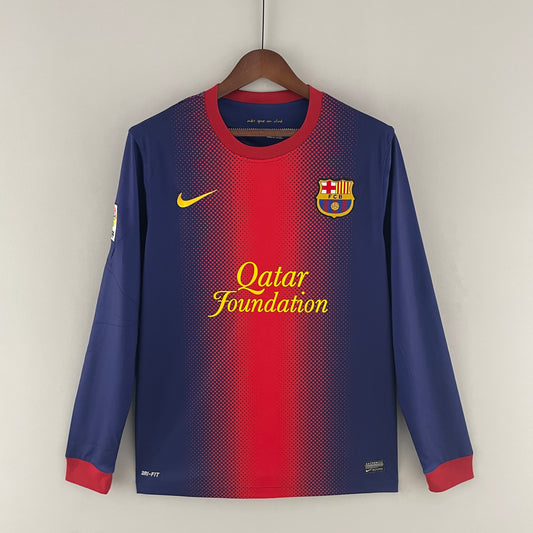 Retro long sleeve Barcelona 12/13 home S-XXL