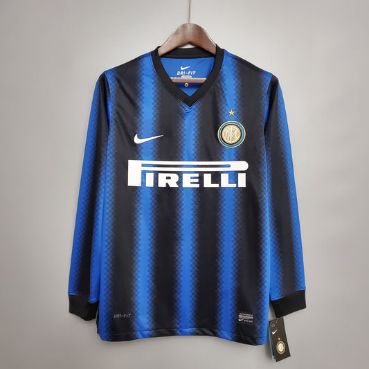 Retro long-sleeved 10/11 Inter Milan home S-XXL