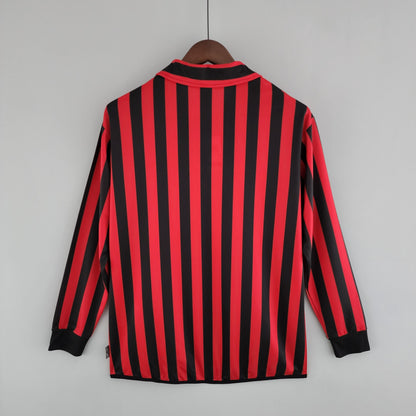 Retro Long Sleeve 99/00 AC Milan home S-XXL