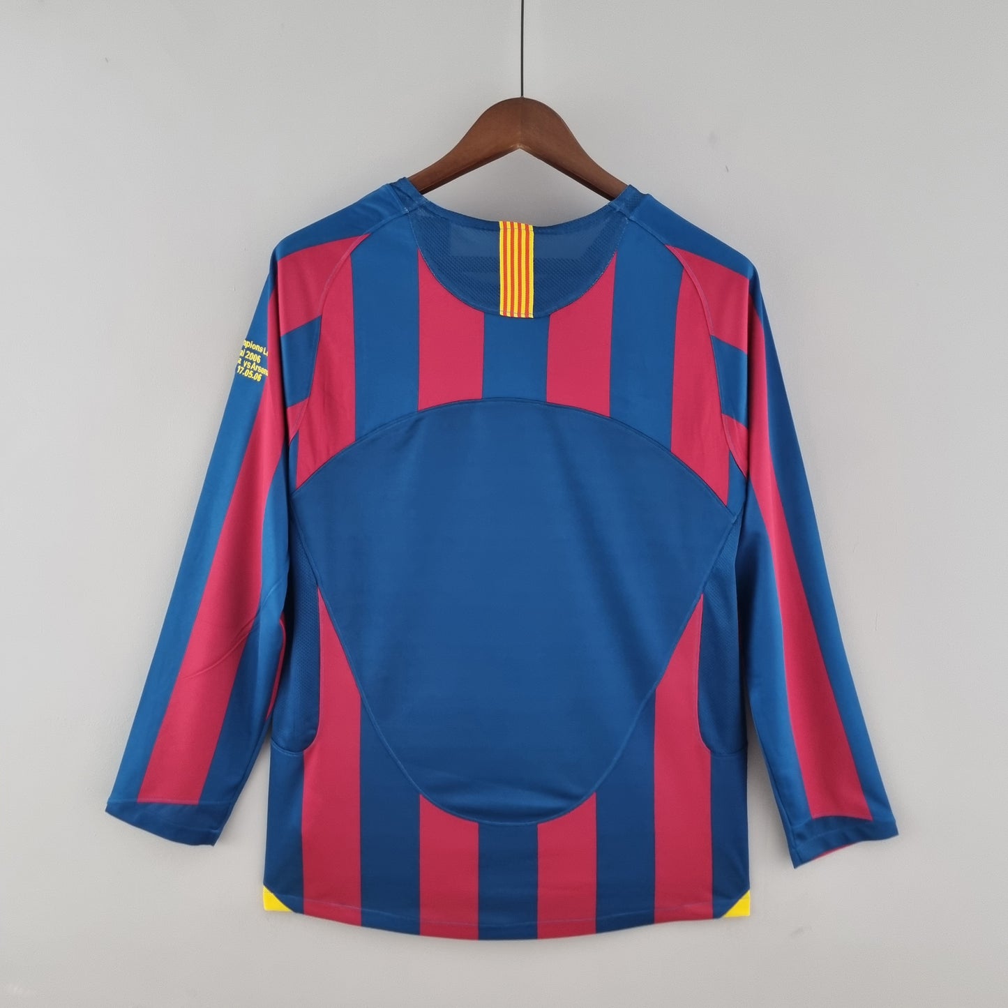 Retro barcelona 05/06 long sleeve home S-XXL