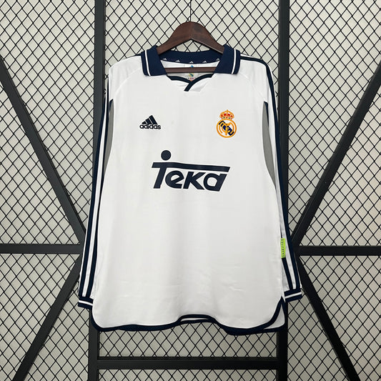 Retro long sleeve Real Madrid 00/01 Home S-XXL7