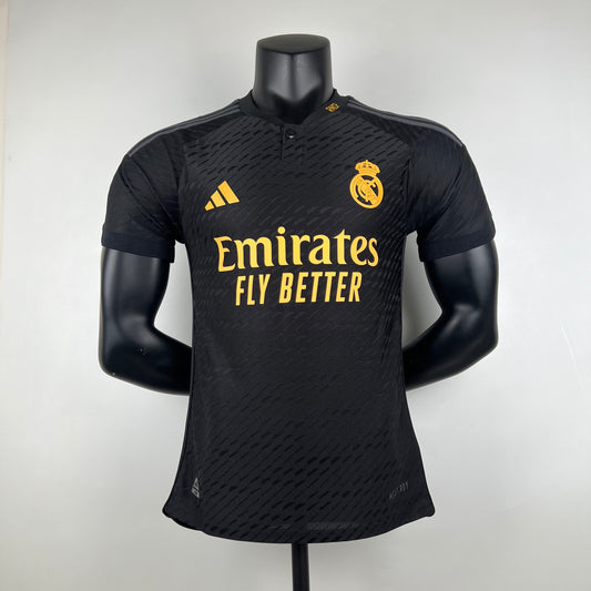 REAL MADRID  23/24 PLAYER VERSION JERSEY BLACK