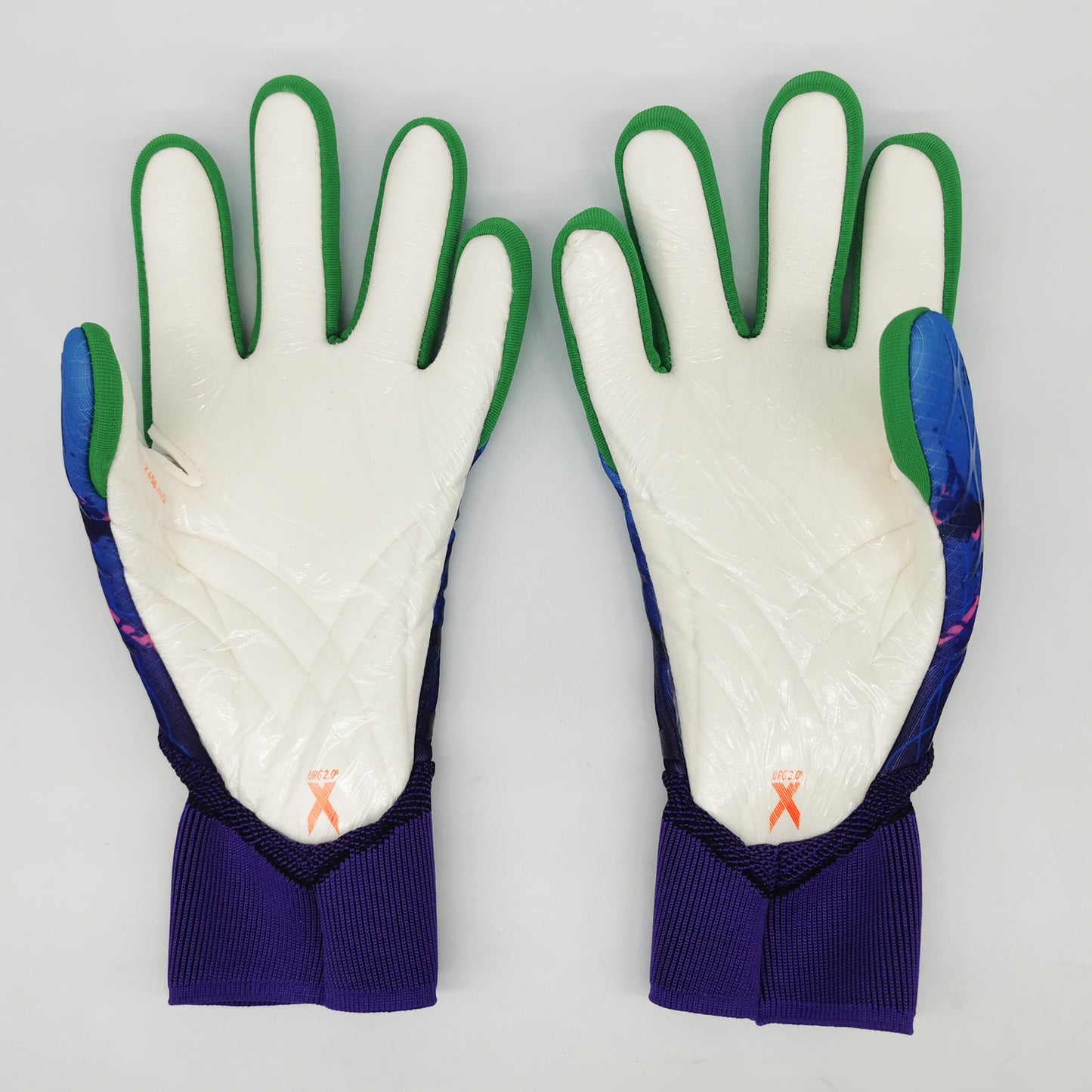 adidas gloves purple wave and blue