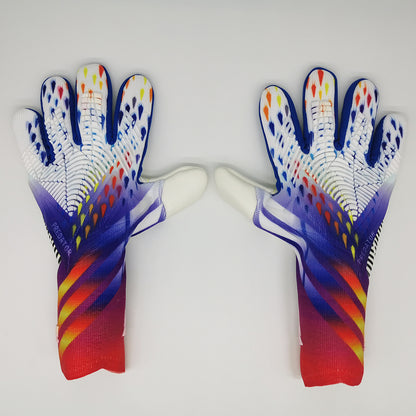 adidas gloves blue,white and red