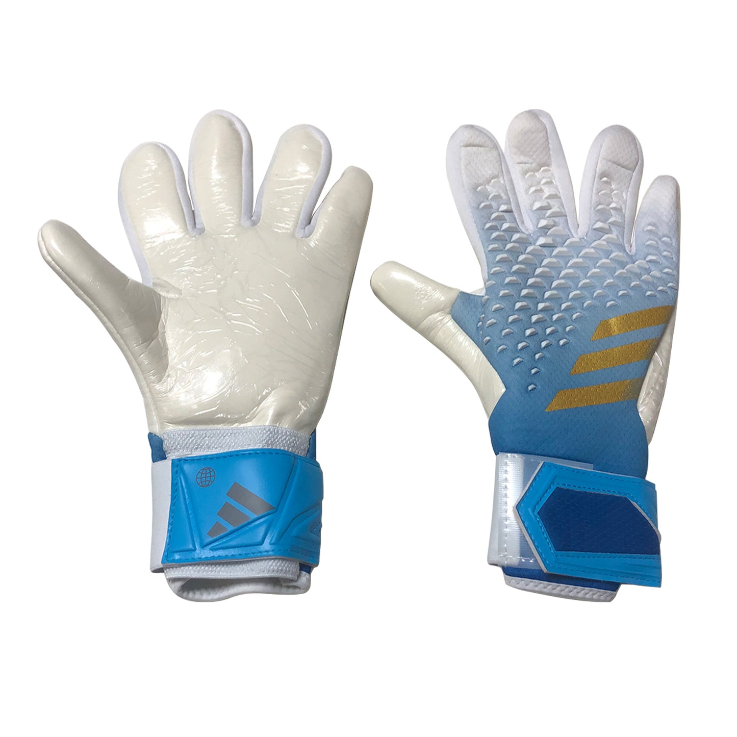 adidas gloves babe blue