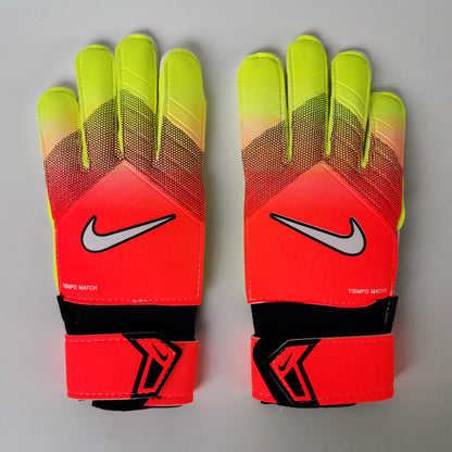 nike gloves pink and yellow