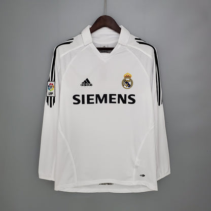 Retro long sleeve Real Madrid 05/06 home S-XXL