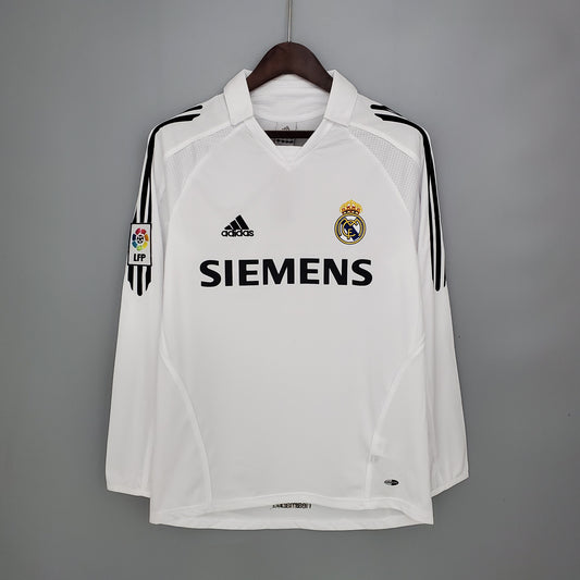 Retro long sleeve Real Madrid 05/06 home S-XXL