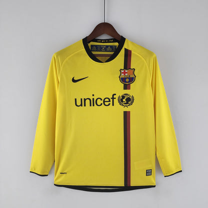 Retro long sleeve Barcelona 08/09 away S-XXL