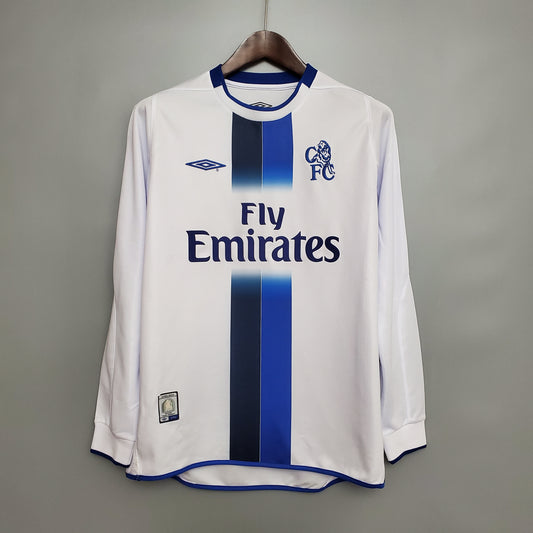 Retro long-sleeved 03/05 Chelsea away S-XXL