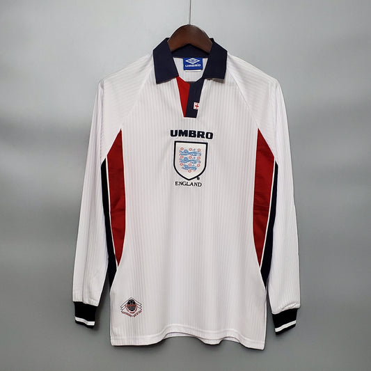 Retro Long Sleeve 1998 England home S- XXL