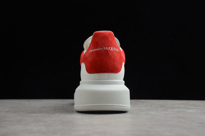 Alexander McQueen Oversized Sneaker in White/lust Red