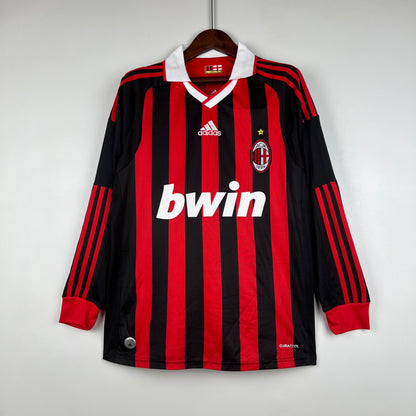 Retro long sleeve AC Milan 09/10 Home S-XXL