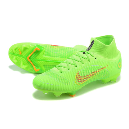 Nike Assassin 14th generation high-top full-knit waterproof FG football shoes